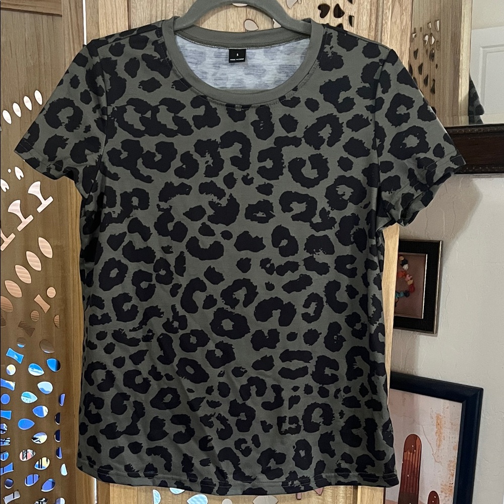 Leopard Print Women's Top